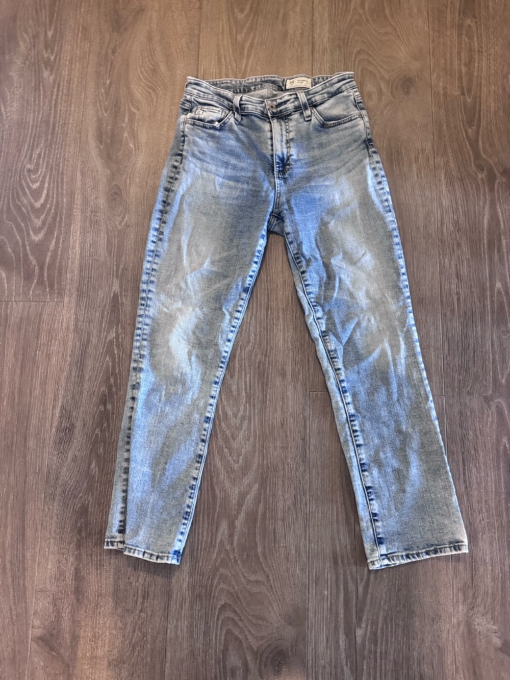 AG Adriano Goldschmied Women's Skinny Jeans in Light Blue Wash